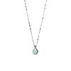 2026 Luxurious Silver Fuku-bukuro Pendant Necklace: Trendy Clavicle Chain for Women