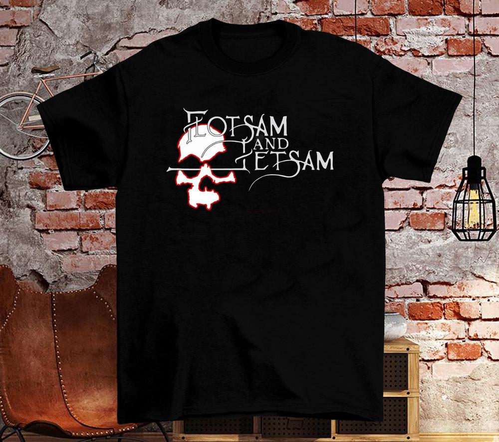 Flotsam and Jetsam Band Short Sleeve Gift Black All Size Shirt Unisex T-Shirt XL
