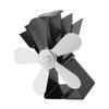 5 klinge Kamin Fan Trapez Basis Wärme Versorgt Herd Fan Thermoelektrische Thermische Fan für