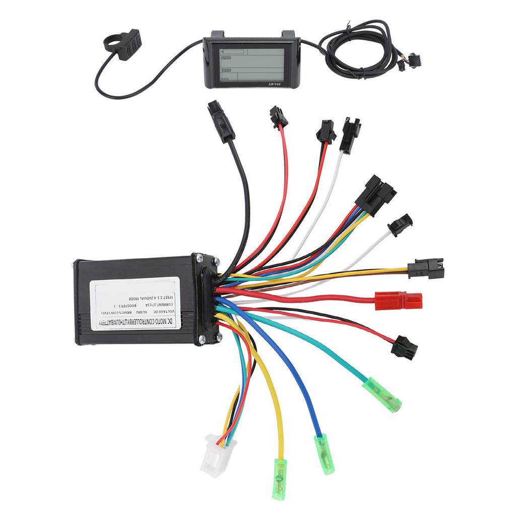 DC 36V 48V 17A 3 Mode Sine Wave Controller SW900 LCD Display Kit for 250W 350W Electric Bike Bicycle Motor Lithium
