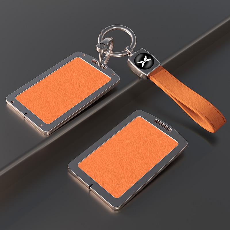 For Xpeng P7 P7i P5 G6 G9 G3 2024 2025 2026 Car Key Case Zinc Alloy Keychain Cover Key Fob Shell Buckle Protector Accessories