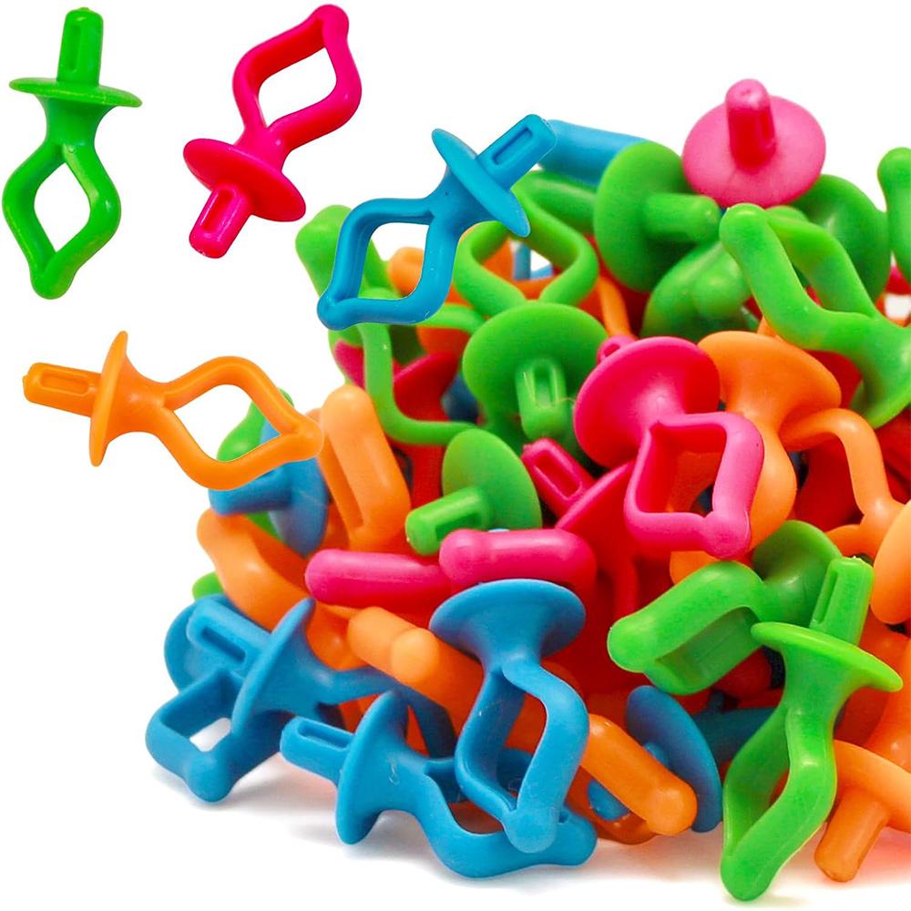 100Pcs Silicone Bobbin Holder thread Spool Savers Clamp Stack Bobbins on Top of Thread Spools for  Embroidery Sewing Tools Clips