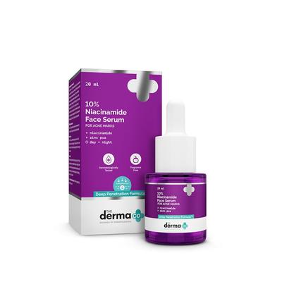 The Derma Co 10% Niacinamide Serum 20 Ml Pack | Fades Acne Marks, Controls Oil, Reduces Dark Spots