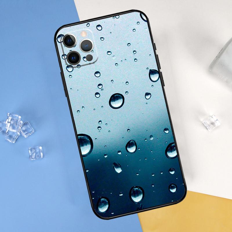 Water Drop Tortoise Phone Case For iPhone 16 Pro Max 13 12 Mini 11 14 15 Pro Max XR 16 15 Plus 16e Cover Shell