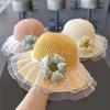 Children's Hat Summer Thin Girl Sunshade Fisherman's Hat Sweet Travel Sunscreen Large Brimmed Basin Hat Summer