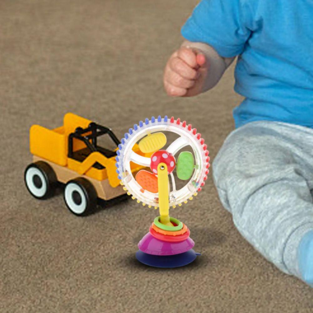 Small Size Baby Toy Suction Cup Montessori Rattle Multi-Sensory Multi-Sensory Ball  Infant