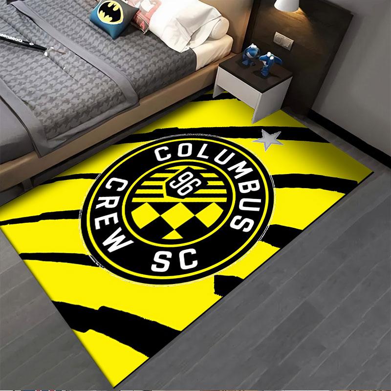 Columbus Crew SC Logo Carpet suitable as a non-slip mat for the living room or bedroom sofa