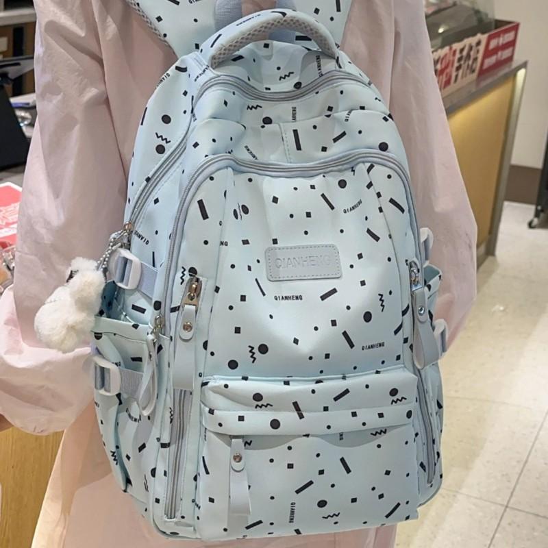 Schoolbag Junior High School Girl Student Face Value Large Capacity Backpack Travel College Female