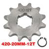 420# 17mm 10 11 12 13 14 15 16 17 18 19 20 T Front Engine Sprocket For Honda Lifan ZongShen YCF ATV Quad Dirt Pit bike Buggy