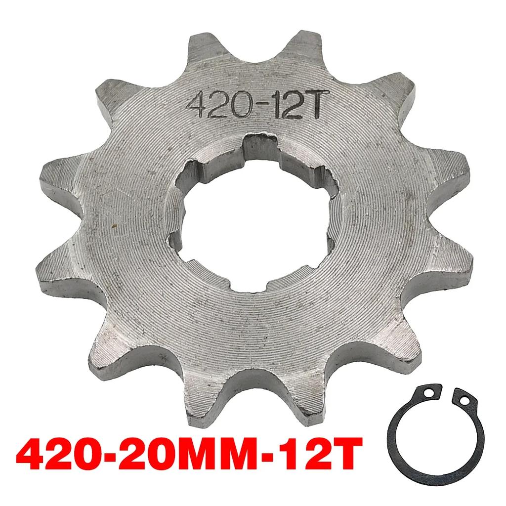 420# 17mm 10 11 12 13 14 15 16 17 18 19 20 T Front Engine Sprocket For Honda Lifan ZongShen YCF ATV Quad Dirt Pit bike Buggy