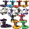 Educational 2in1 Deformation Car Toy No Battery Needed