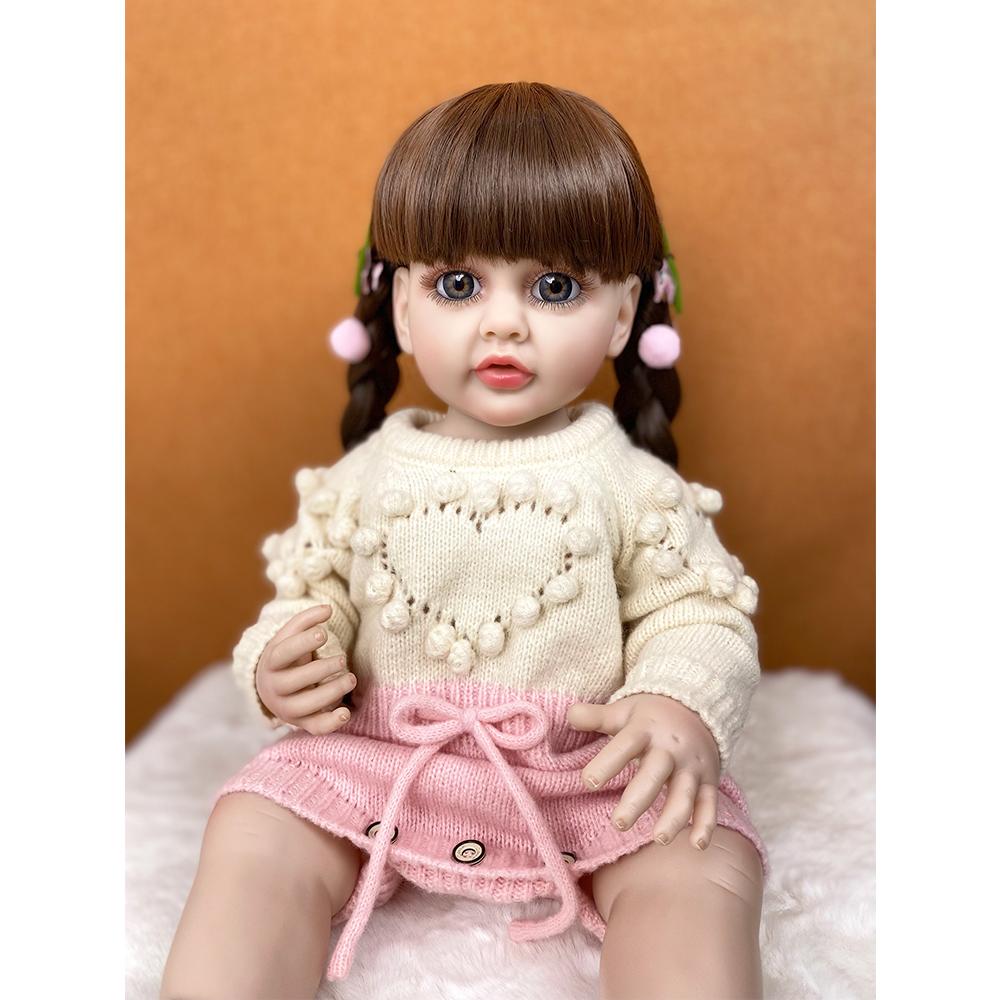 55 см мягкие силиконовые куклы для тела — фото 7