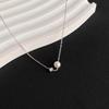 Elegant Pearl and Zircon Necklace - Summer Luxury Fashion Clavicle Chain