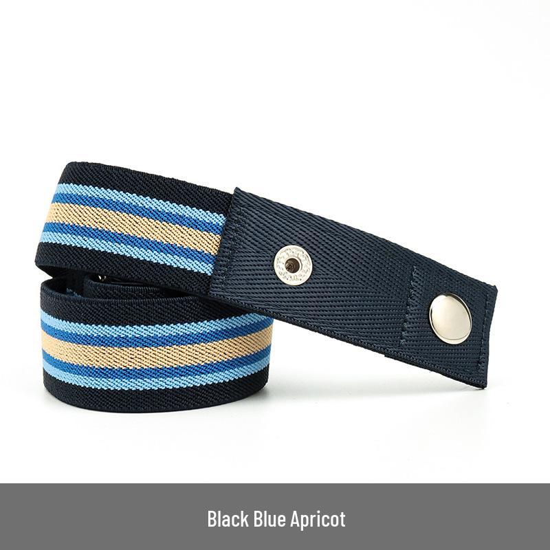 Lazy Unisex Elastic Belt: No-Tie, Seamless, Invisible Canvas Belt for Jeans