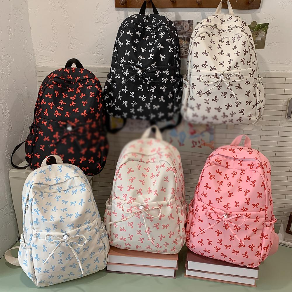 Bow Shaped Backpack, New Spring and Summer Backpack, Fashionable, Casual, Versatile for Commuting, Sports, Travel Backpack