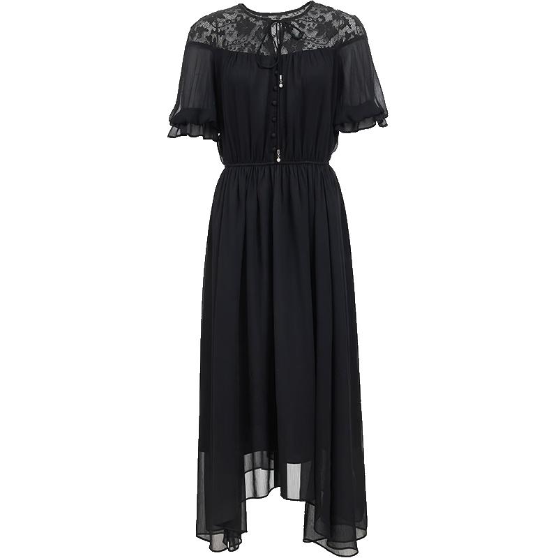 

VEROMODA 2026 Summer Lace Patchwork A-Line Dress S