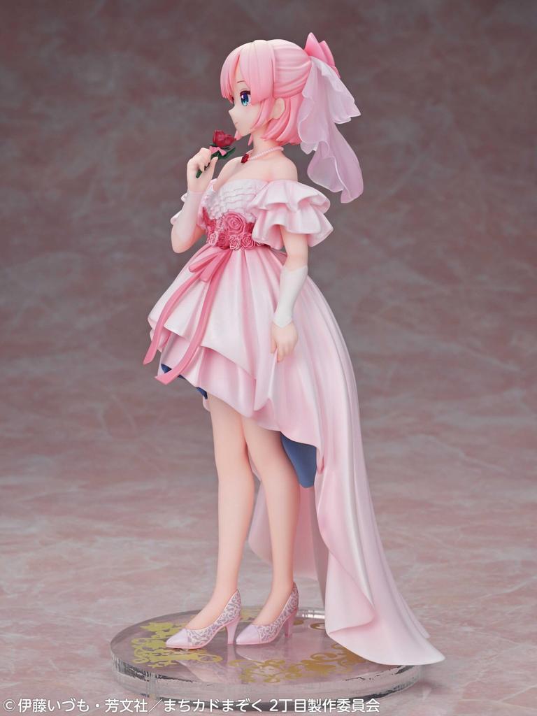Medicos Entertainment TV Anime Mazoku Chiyoda Momo Wedding Approximately 230mm PVC ABS Complete Figure "Machikado 2-Chome" Ver. & Pre-painted