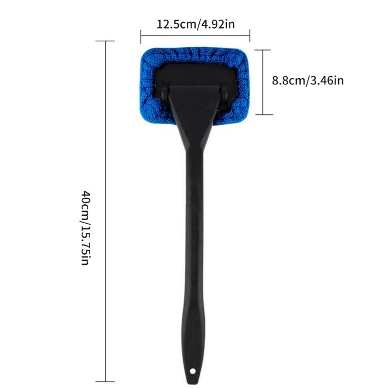 Car Front Windshield Cleaning Brush Interior Dust Removal Window Scraping Towel No Scratches Cleaning Tool