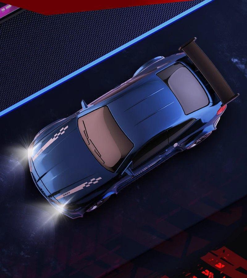 1:64 Mini RC High-Speed Drift Racing Car - Four-Wheel Drive Desktop Model, Perfect Birthday Gift for Kids.