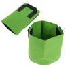 Gartenpflanzen Anzuchtsack Vliesstoff Gemüse Blume Pflanztopf mit Griffen Grün Schwarz(7 Gallon )