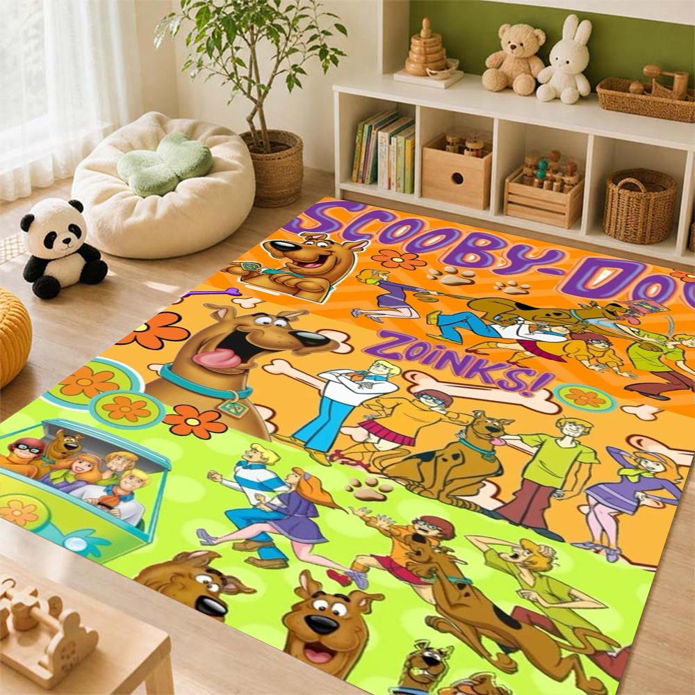 Mystery Inc Campfire Night Tales Printed Rug Soft Texture Nonslip Carpet For Kids Bedroom Play Area Home Decor Great Holiday Gift