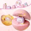 Bath Salt Ball with Surprise Toy Inside Fruity Floral Plants Extract Handmade Natural Sea Salt Ball Bubble Bath Ball Women Men SPA Bath Gift