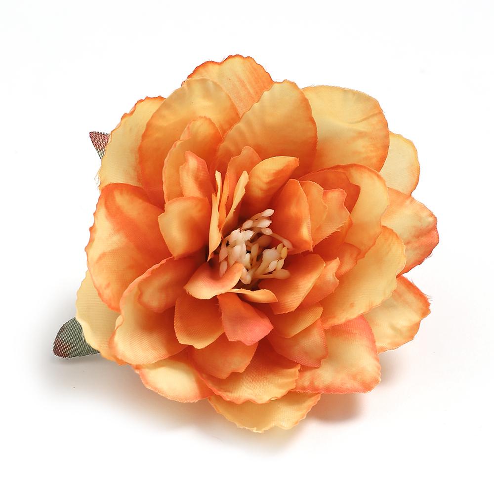 

5/10Pcs Rose Artificial Silk Flower Head For Home Room Decor Fake Flower DIY Valentine s Day Wedding Decoration Wreath accessory 5Pcs