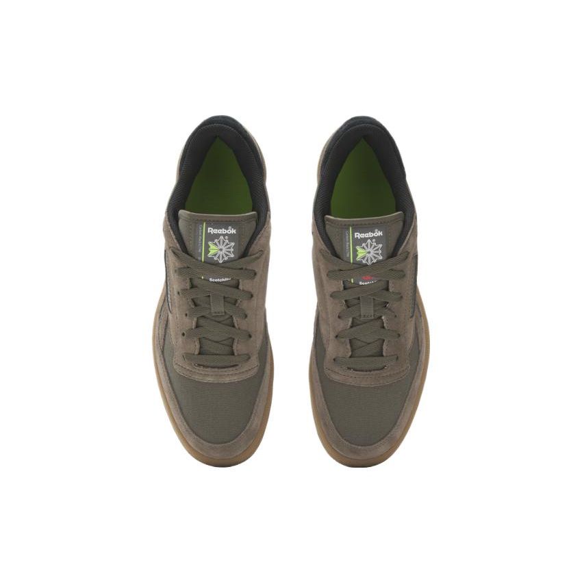 Reebok Club C Revenge Vintage Grout Men Sneakers Core-Black Lime-Slime 100032998