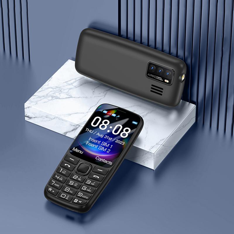 Nowy telefon C99 2G Mini z funkcjami, ekran 2,4 cala 240x320, Dual SIM Dual Standby, latarka, multimedia, Type-C, mały telefon komórkowy dla seniorów lub studentów