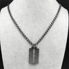 Stainless Steel Razor Blade Long Necklace for Men Women Black Color Punk Gothic Steampunk Grunge Hip Hop Necklaces Jewelry  913