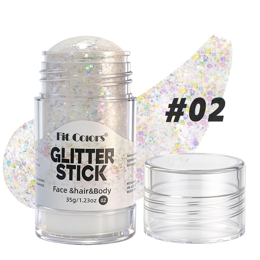 Body Paint Glitter Stick Face Lip Stick Gold Glitter Eyeshadow Stage Sparkling Sequins Cream Glitter Gel High Gloss Makeup