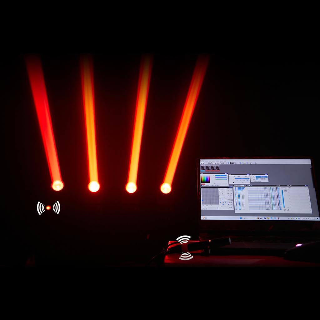 USB till Trådlös DMX Sändaradapter för Scenljuskontroll