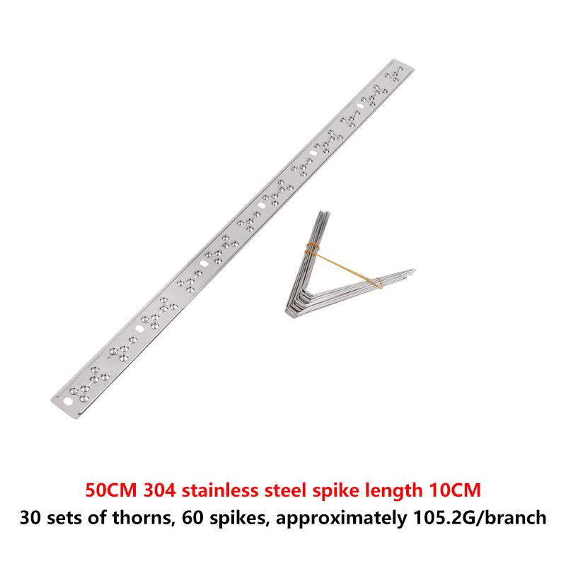 

1 комплект шипов для отпугивания птиц из нержавеющей стали для фиксации балконов, крыш, патио, защиты от голубей и птиц Stainless steel 50cm