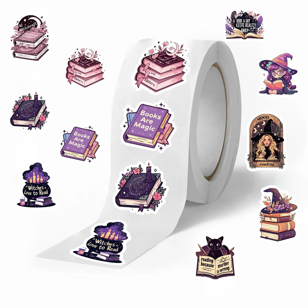 

500 штук/рулон Роликовая лента Ботаник Справочник Материал Декоративный Конверт Специальная Запечатывающая Наклейка