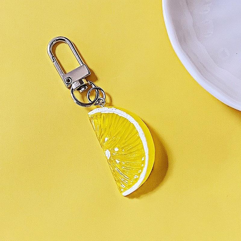 New Fashion Fruit Transparent Pearl Colored Lemon Earrings Y2k Women's Creative Jewelry