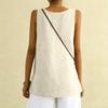 Women's Color Cotton And Linen Camisole Loose Inner Sleeveless Versatile Bottoming Top