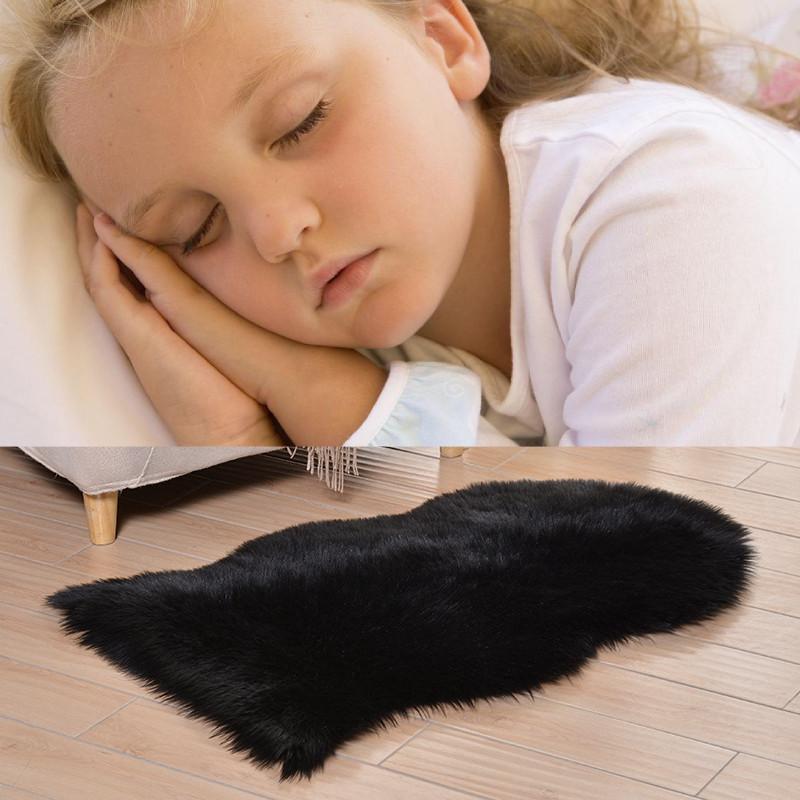 Fur Fluffy Faux Sheepskin Rug Living Room Bedroom Floor Carpet Rugs Home Decor