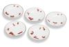 Marusan Miyamoto "Kutani Ware" 3.5-inch Plate Set with Auspicious Designs AP7-0101
