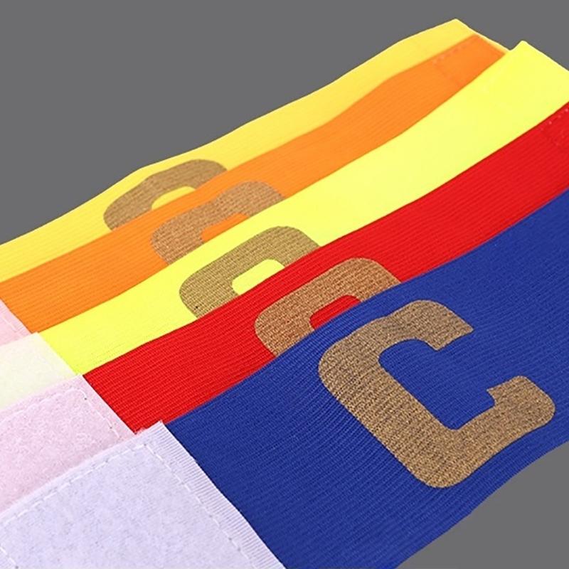Football Captain Armband Leader Competition Soccer Captain Arm Band Multicolour Armband Group Armband Football Training