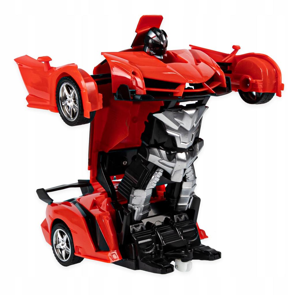 Samochód Zdalnie Sterowany Czerwony Robot Autobot
