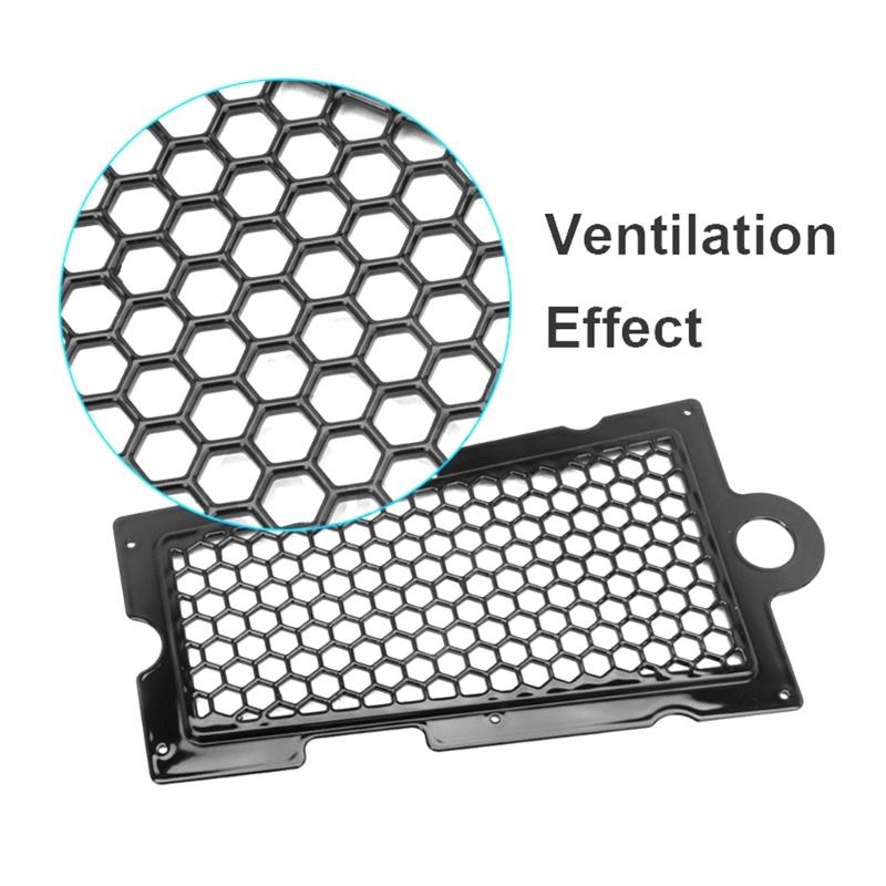 Motorcycle Radiator Guard Mesh Cover ABS Molded Radiator Grill Enhanced Cooling Efficiency & Engine Safety