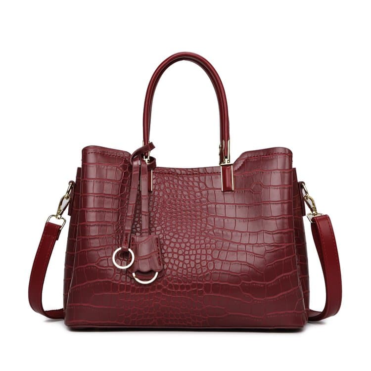 Crocodile Print Tote Bag Women's Shoulder Tote Bag