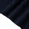 Polo Ralph Lauren SS22 Solid Color Cable Knit Crew Neck Sweater Men sweater Blue MNPOSWE16810058-B82