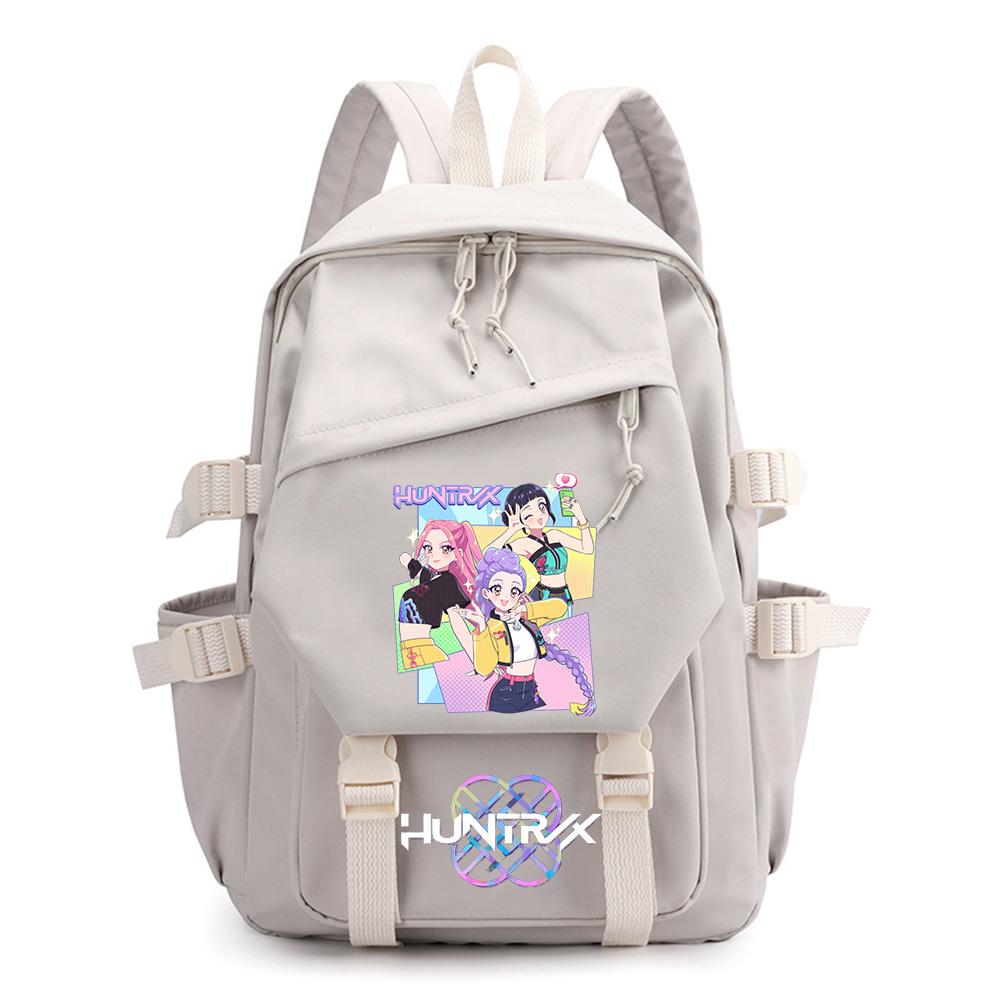 Anime Kpop Dämonenjäger Bedruckter Rucksack für Teenager Junge Mädchen Schulanfang Schultasche Kinder Student Buchrucksack Frauen Reisetasche Kindergeschenk Mochila