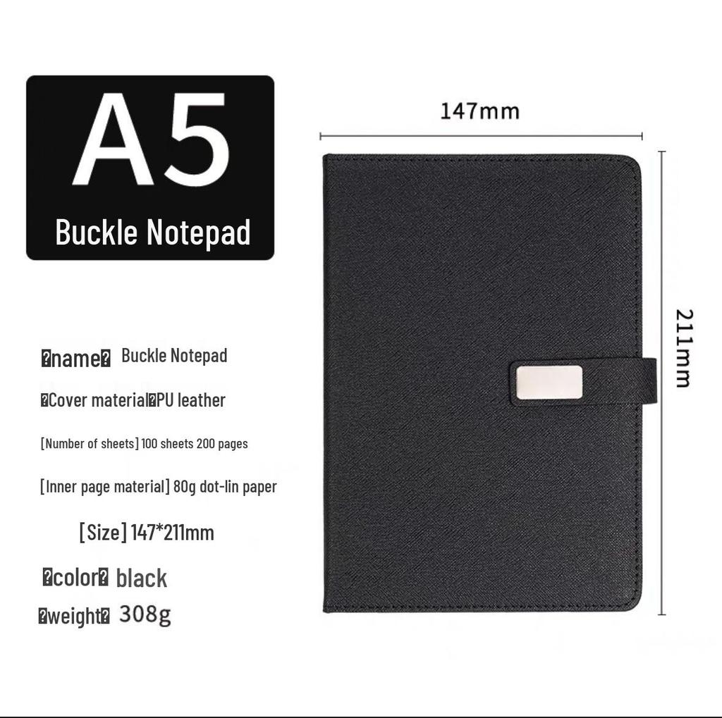Customizable A5 Notebook Gift Set - High-Value Business Office Souvenir with Logo Printing
