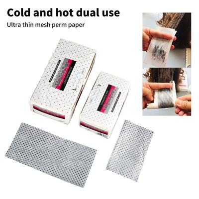 S/M/L/XL 1000 Blatt ultradünne Dauerwellenpapiere hitzebeständige Blanchierpapiere Friseursalon Einweg-Dauerwellen-Haarpapier-Werkzeug