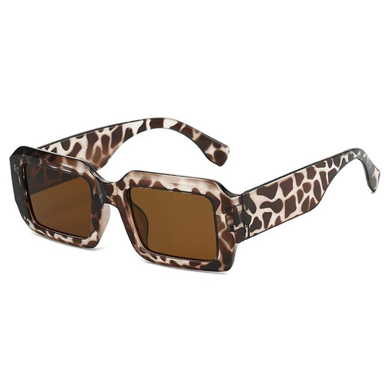 Vintage Men Rectangle Sunglasses Fashion Square Shades Eyewear Trendy Retro Women Brand Design Eyeglasses UV400