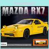 Car Mazda Alloy Model 124 Mazda Rx7 Light Sound Effects Collectors Hobbyists