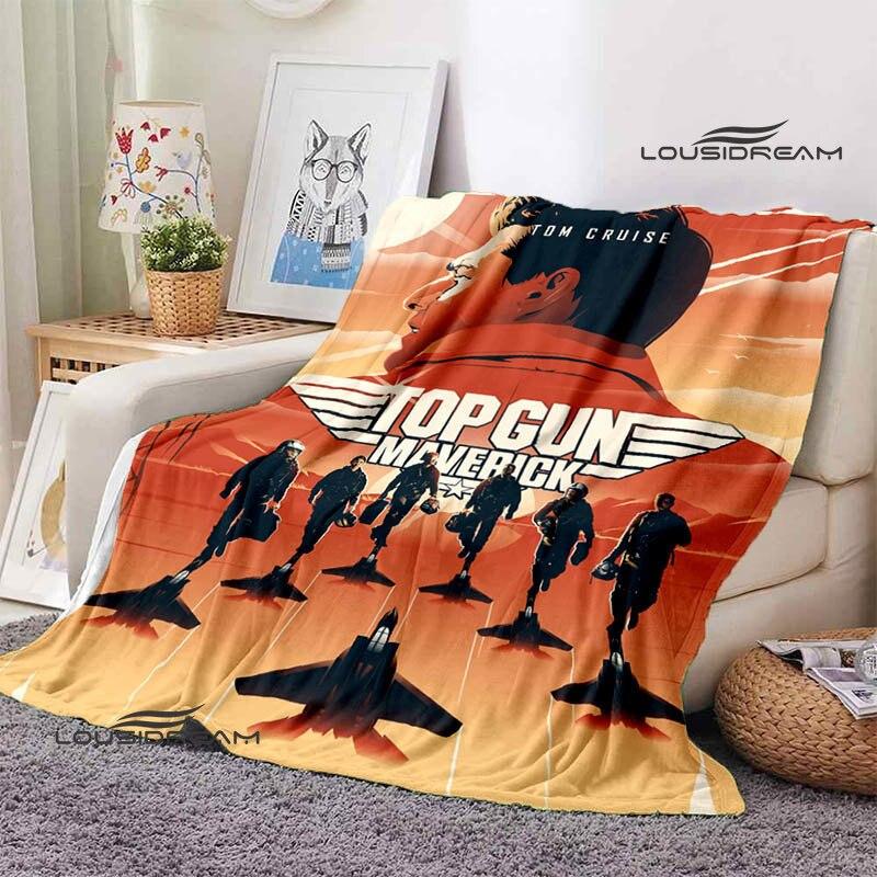 Classic Movie Top Gun Blanket Children's warm and beautiful blanket soft and comfortable blanket birthday gift