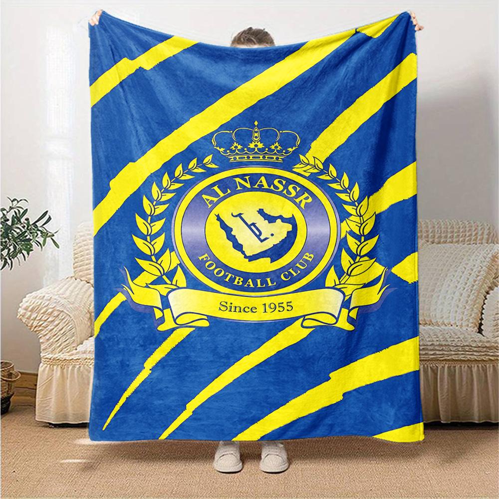 1pc Football Team (27) Blanket, Gift, for Men and Women, Soft Blanket, Good for Sofa Bed Couch Travel, Lightweight Flannel Blanket